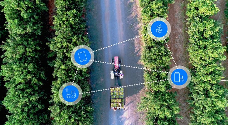 Image de l'utilisation d'irrigation de précision pour l'agriculture